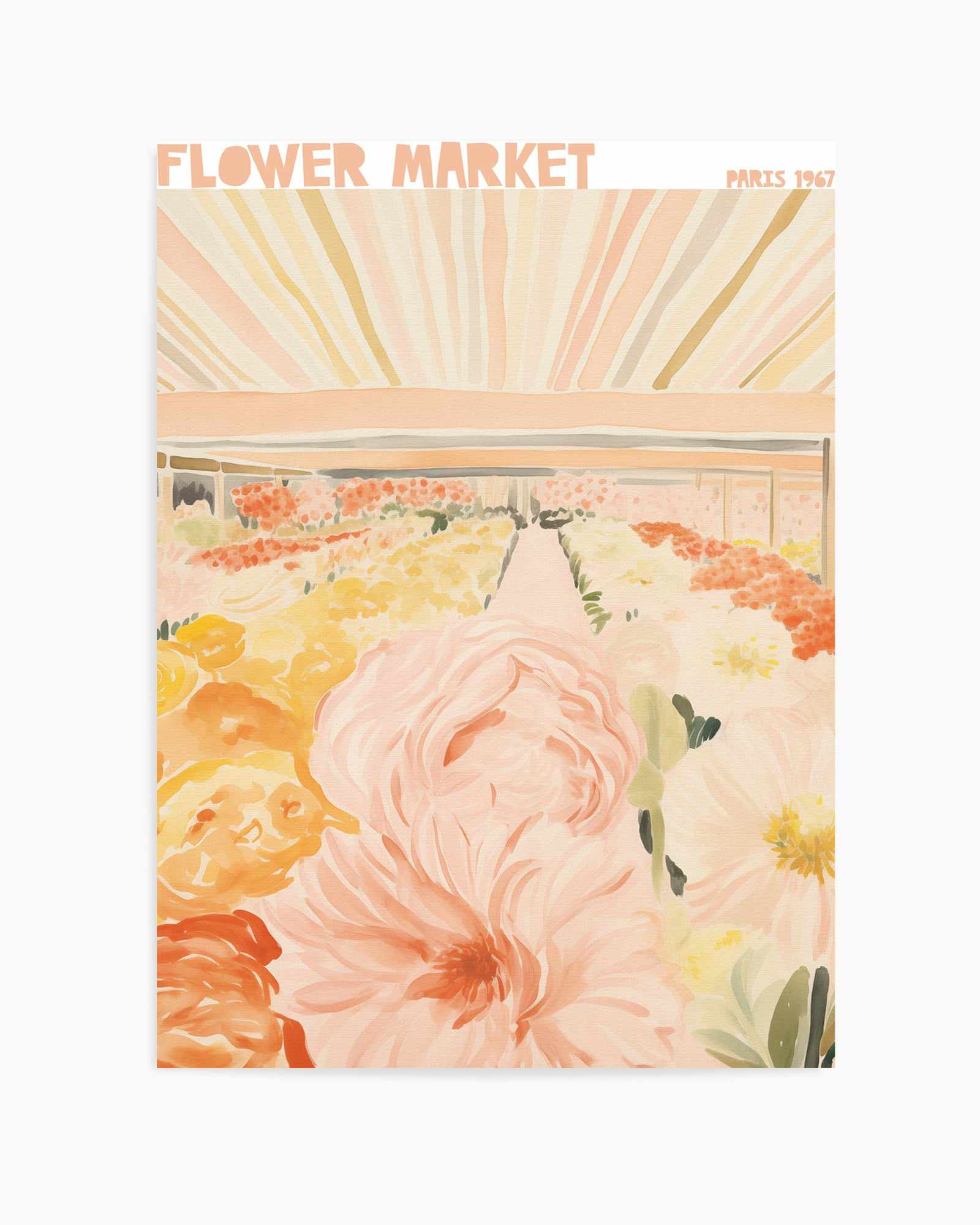 Flower Market Paris 67 | Art Print