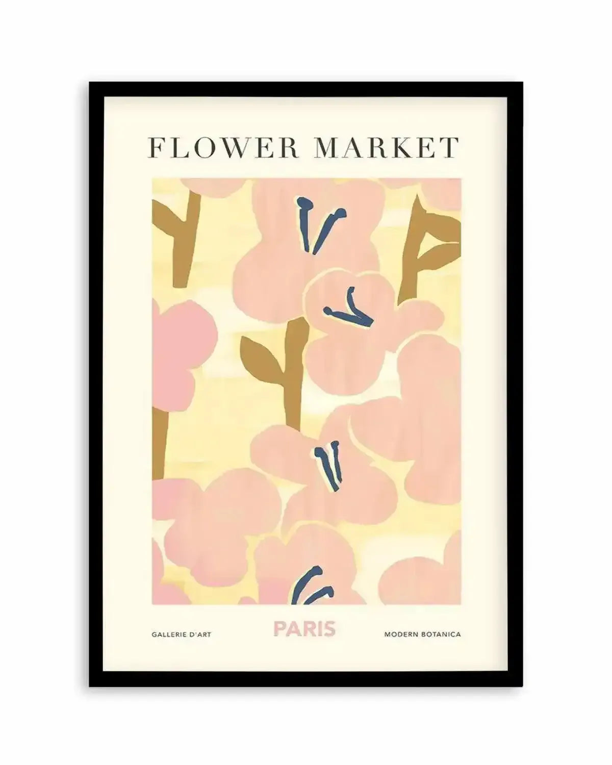 Flower Market Paris Art Print from Olive et Oriel where you can shop wallpaper and artworks online