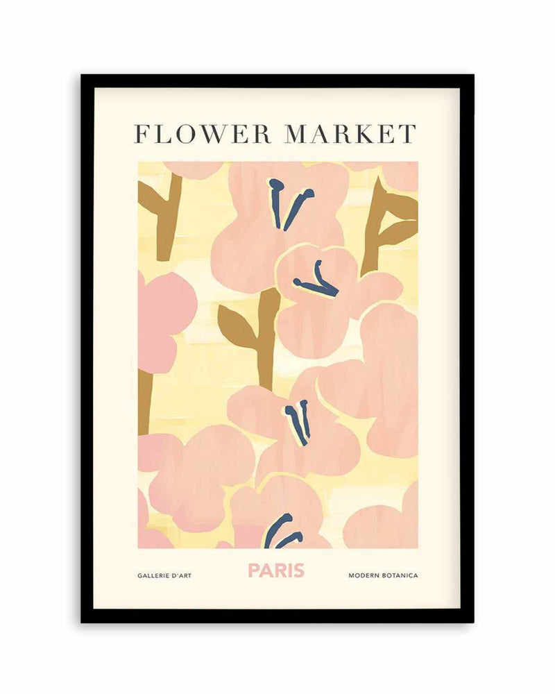 Flower Market Paris Art Print