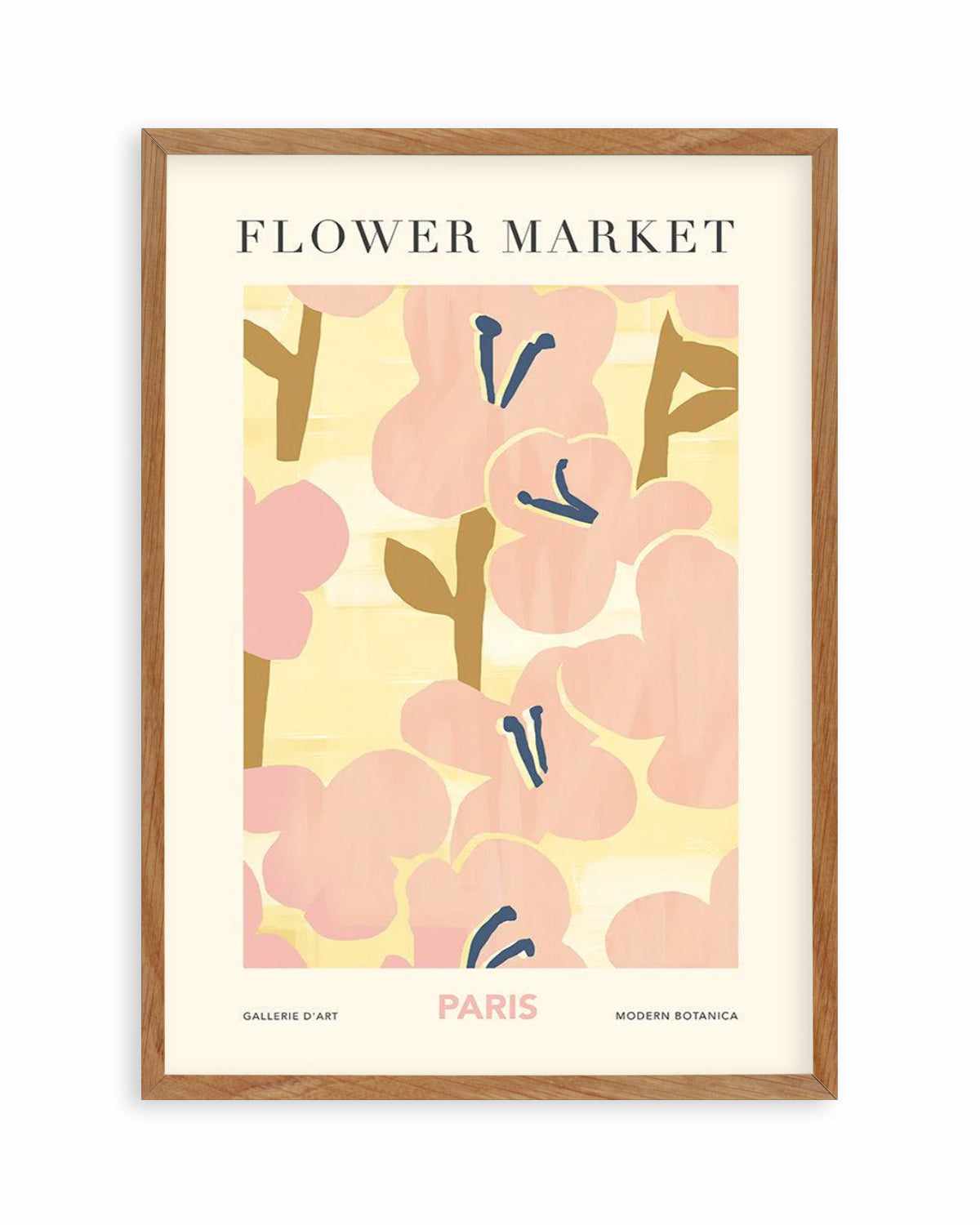 Flower Market Paris Art Print