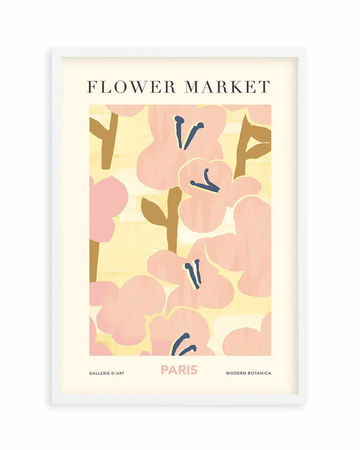 Flower Market Paris Art Print