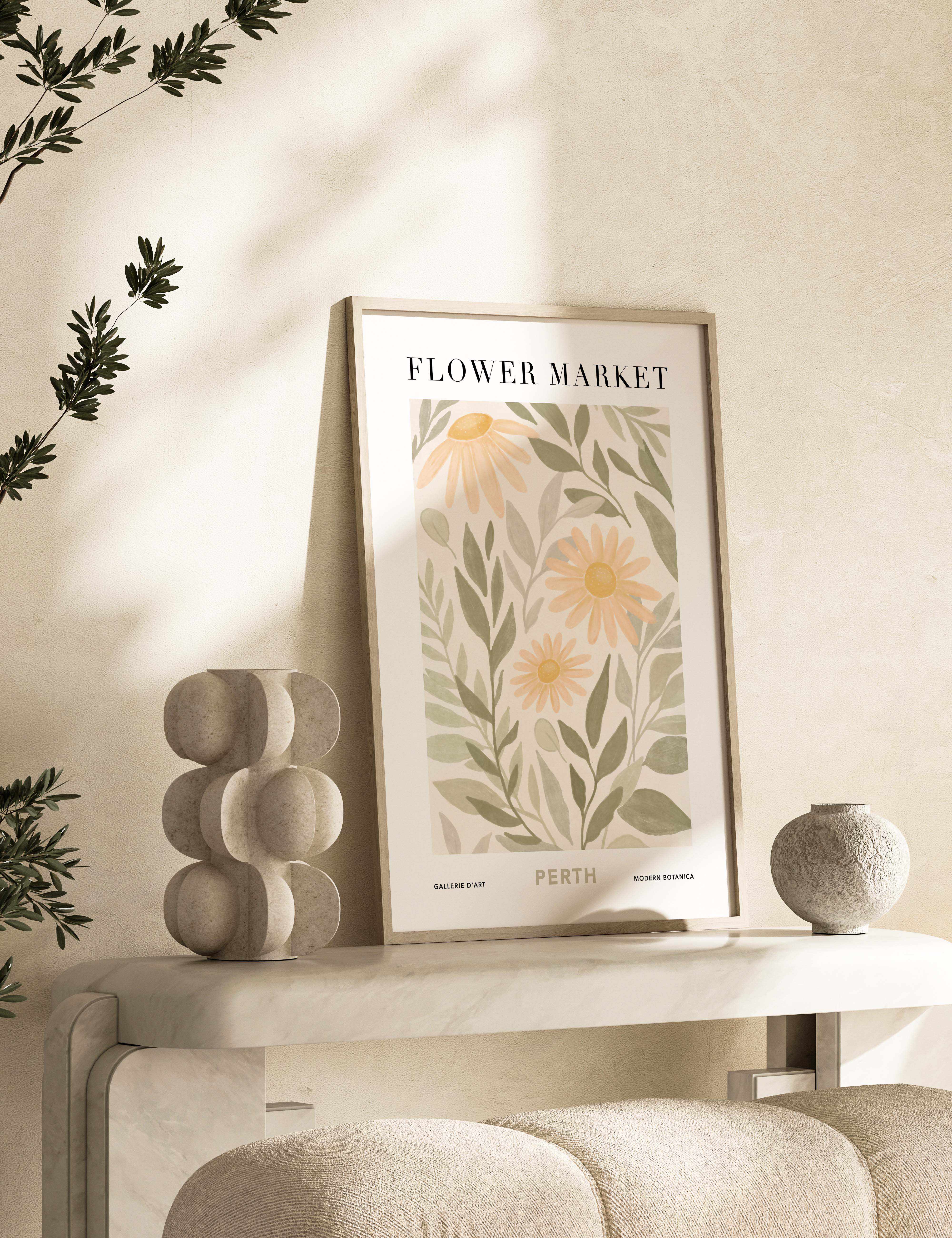 Flower Market Perth | Art Print