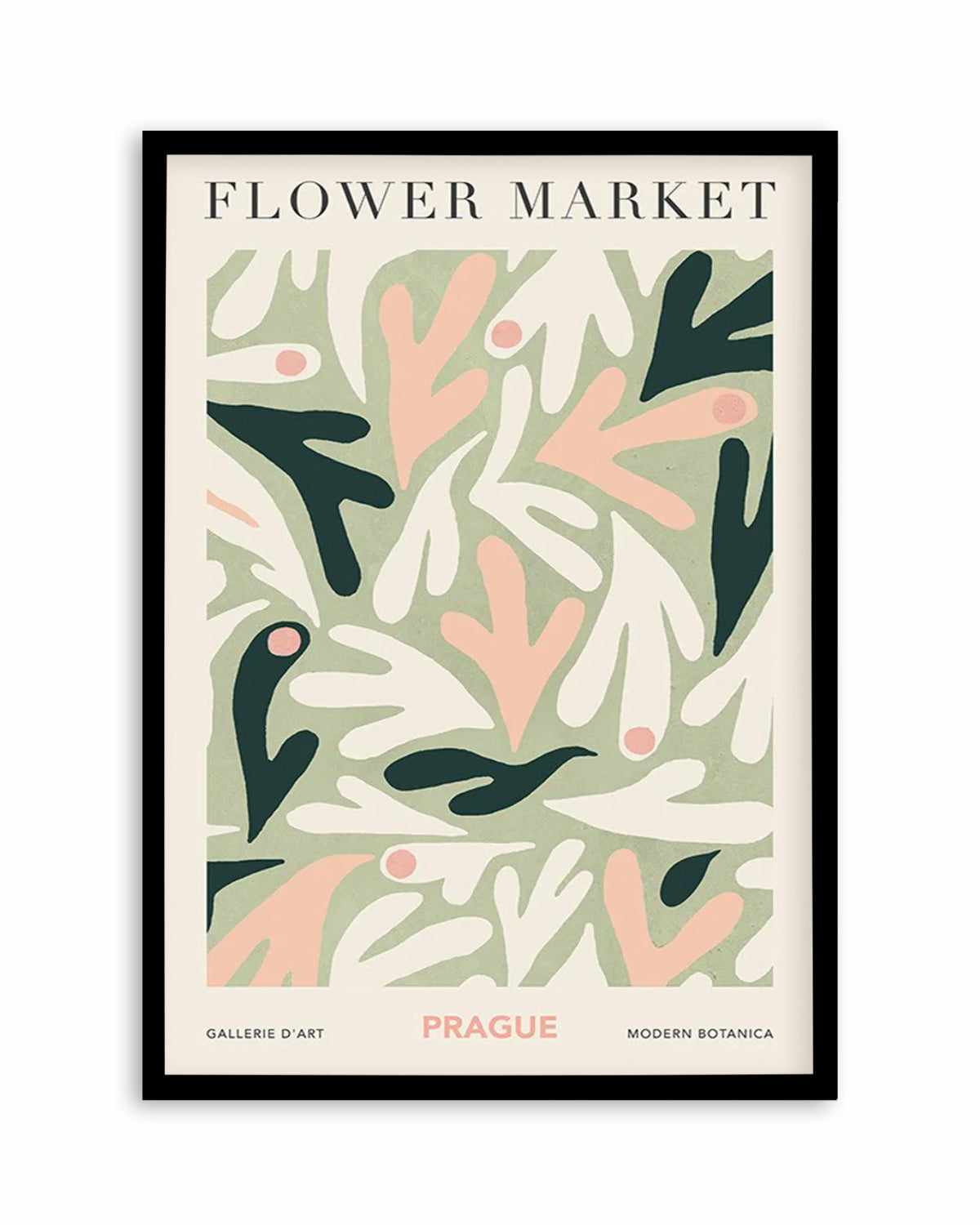 Flower Market Prague Art Print