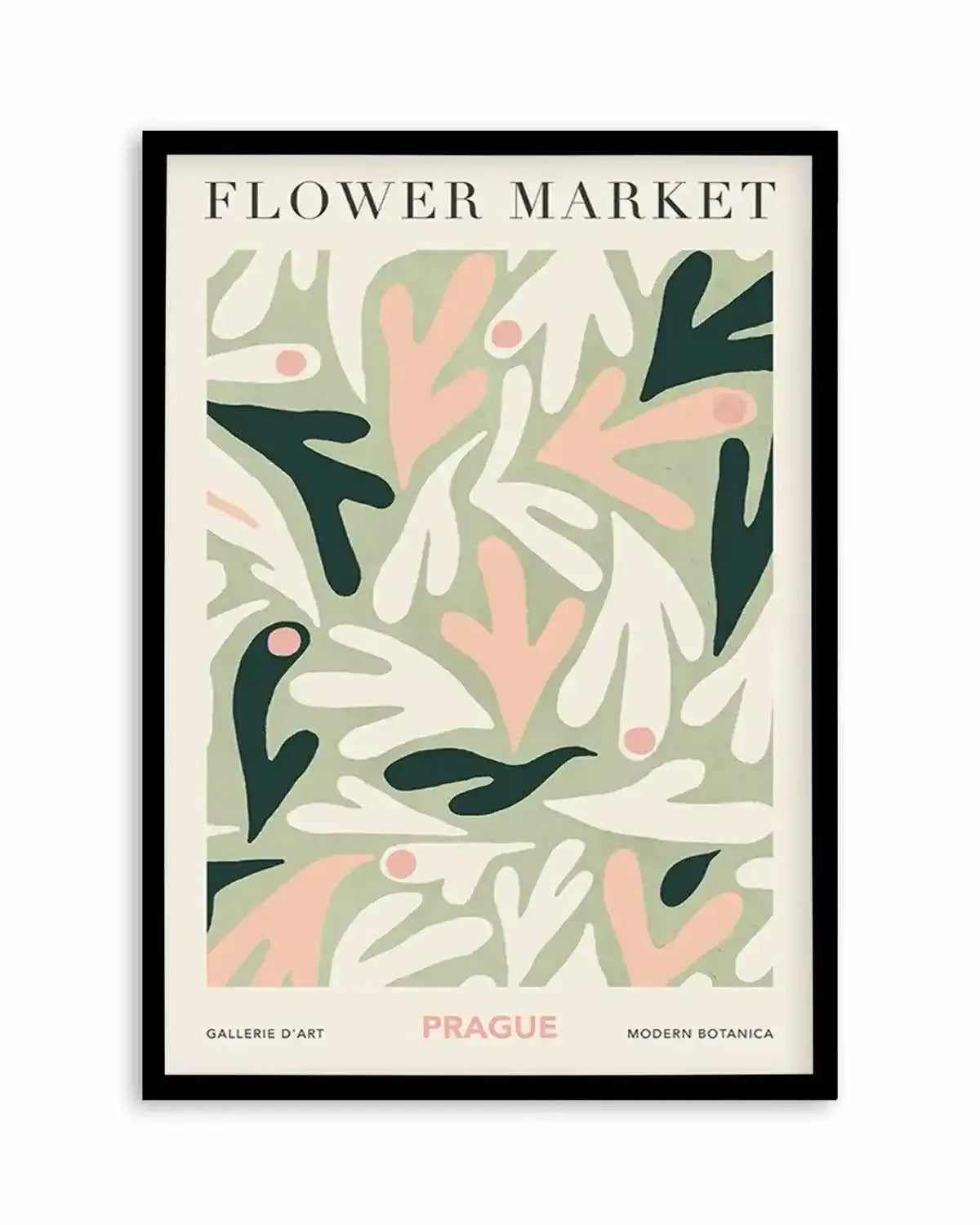 Flower Market Prague Art Print from Olive et Oriel where you can shop wallpaper and artworks online