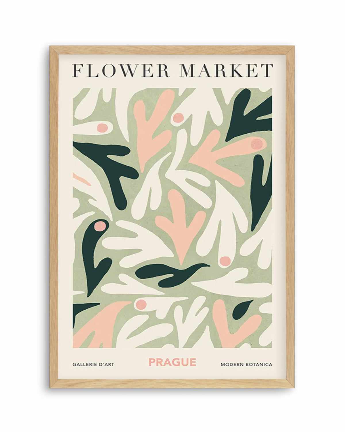 Flower Market Prague Art Print