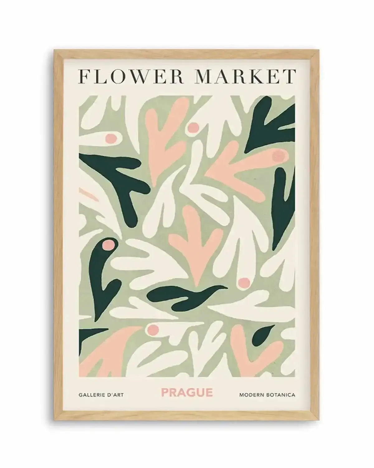 Flower Market Prague Art Print from Olive et Oriel where you can shop wallpaper and artworks online