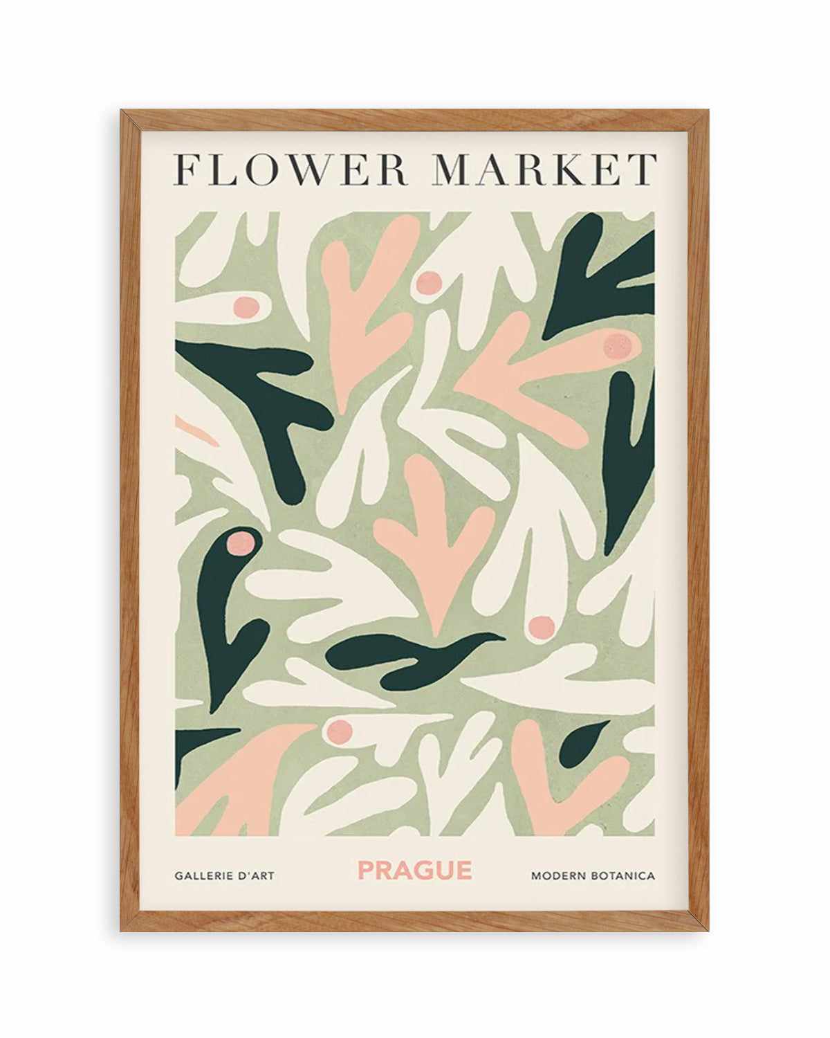 Flower Market Prague Art Print