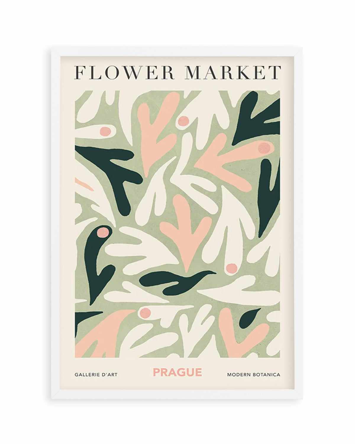 Flower Market Prague Art Print