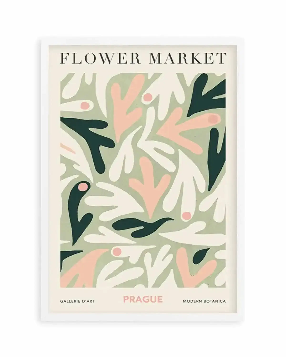 Flower Market Prague Art Print from Olive et Oriel where you can shop wallpaper and artworks online