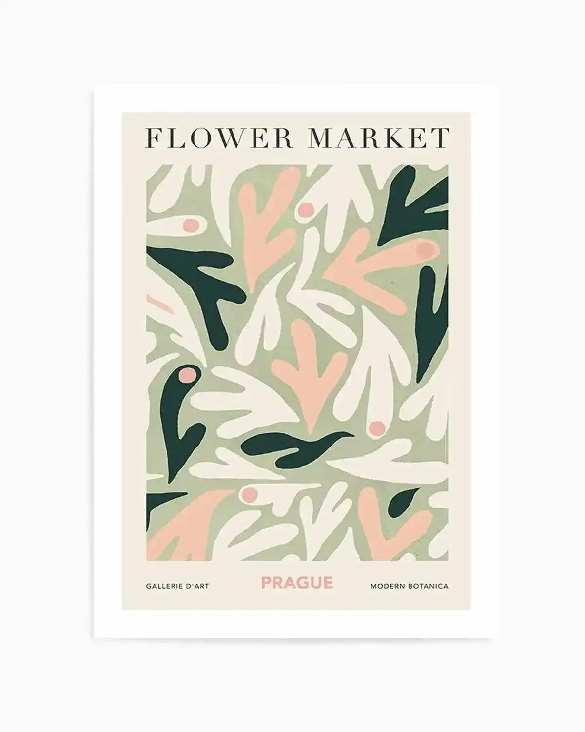 Flower Market Prague Art Print from Olive et Oriel where you can shop wallpaper and artworks online