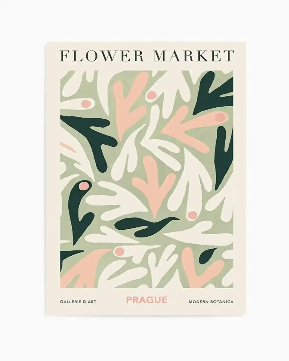 Flower Market Prague Art Print from Olive et Oriel where you can shop wallpaper and artworks online