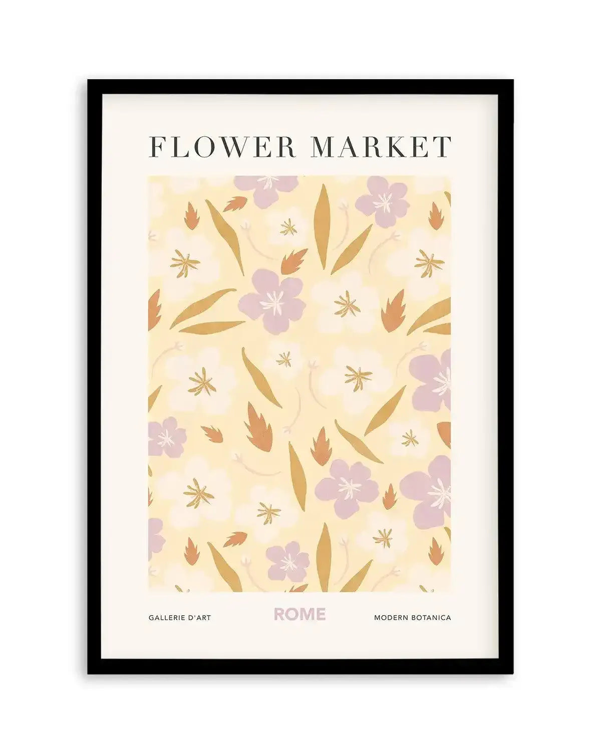 Flower Market Rome Art Print-PRINT-Olive et Oriel-Olive et Oriel-A5 | 5.8" x 8.3" | 14.8 x 21cm-Black-With White Border-Buy-Australian-Art-Prints-Online-with-Olive-et-Oriel-Your-Artwork-Specialists-Austrailia-Decorate-With-Coastal-Photo-Wall-Art-Prints-From-Our-Beach-House-Artwork-Collection-Fine-Poster-and-Framed-Artwork