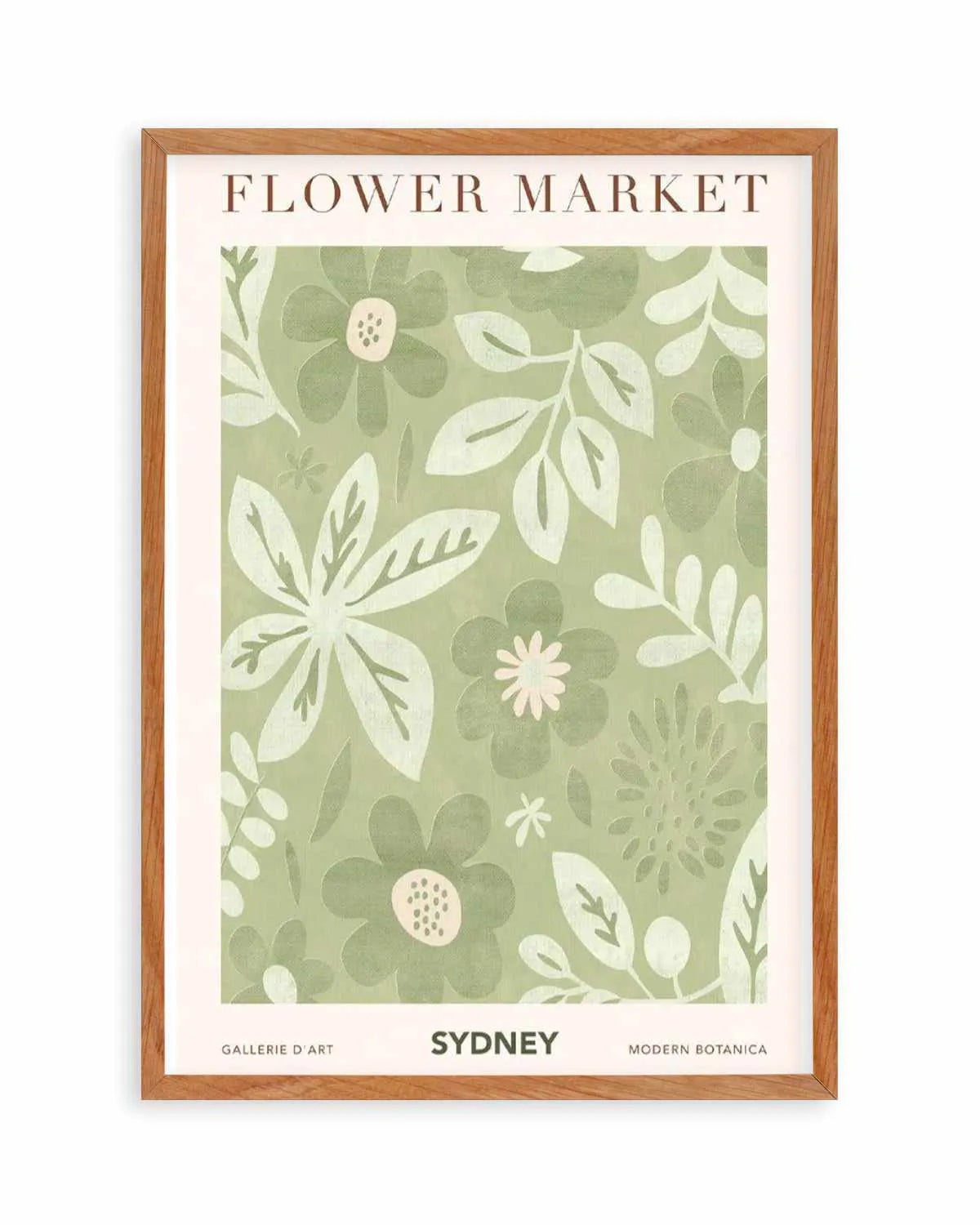 Flower Market Sydney Art Print from Olive et Oriel where you can shop wallpaper and artworks online