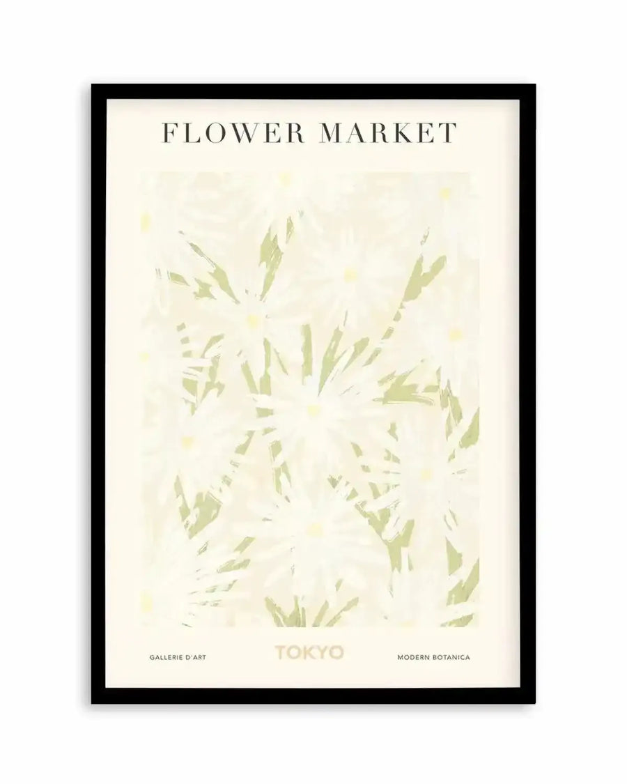Flower Market Tokyo Art Print from Olive et Oriel where you can shop wallpaper and artworks online
