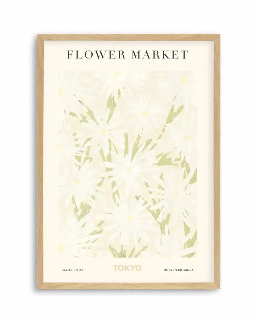 Flower Market Tokyo Art Print from Olive et Oriel where you can shop wallpaper and artworks online