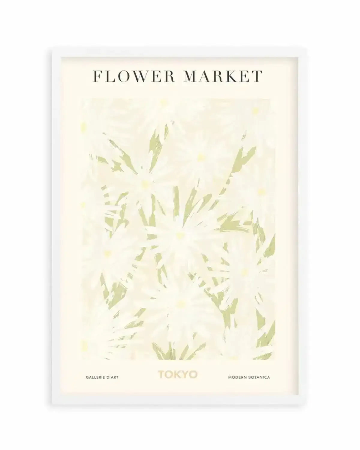 Flower Market Tokyo Art Print from Olive et Oriel where you can shop wallpaper and artworks online