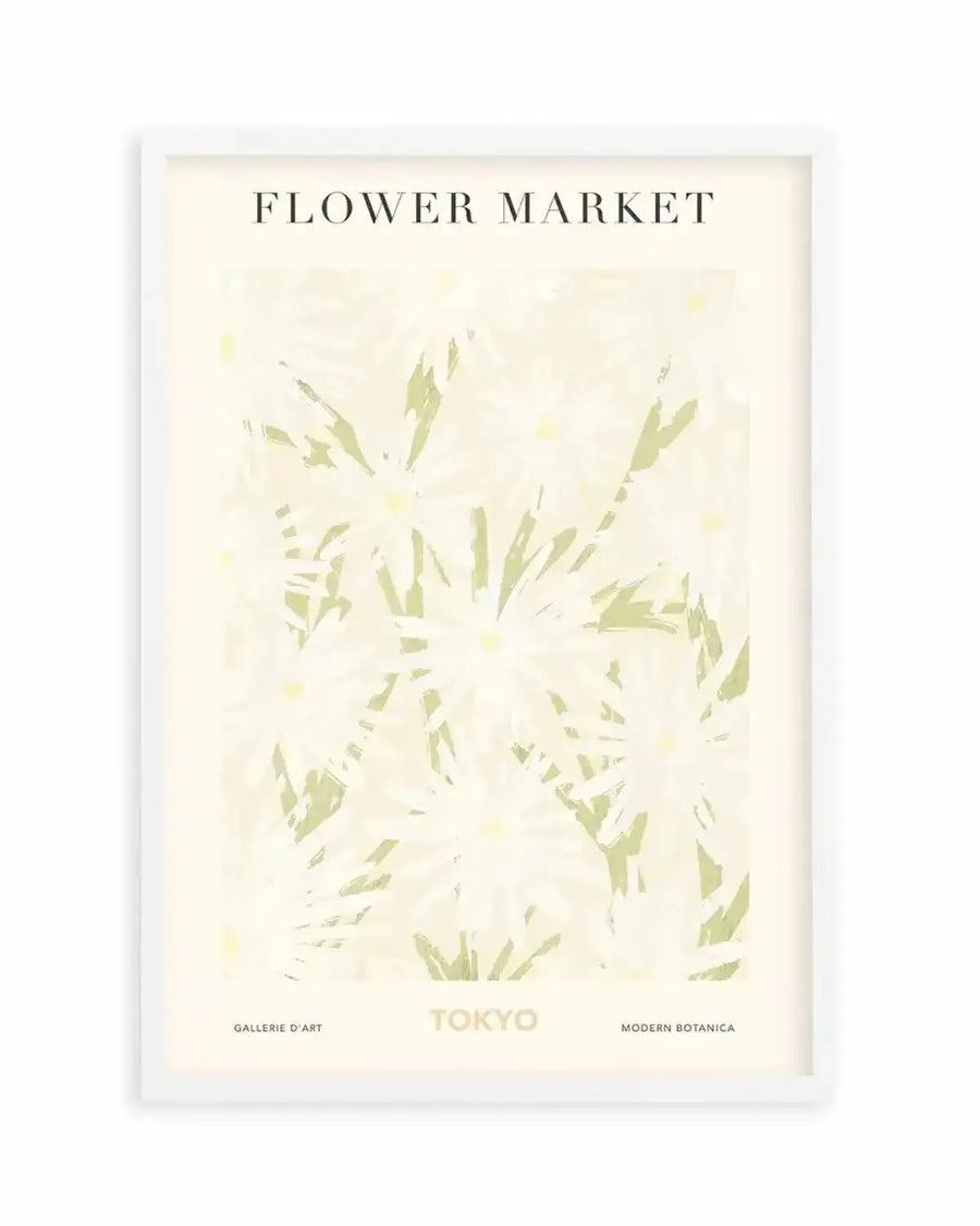 Flower Market Tokyo Art Print from Olive et Oriel where you can shop wallpaper and artworks online