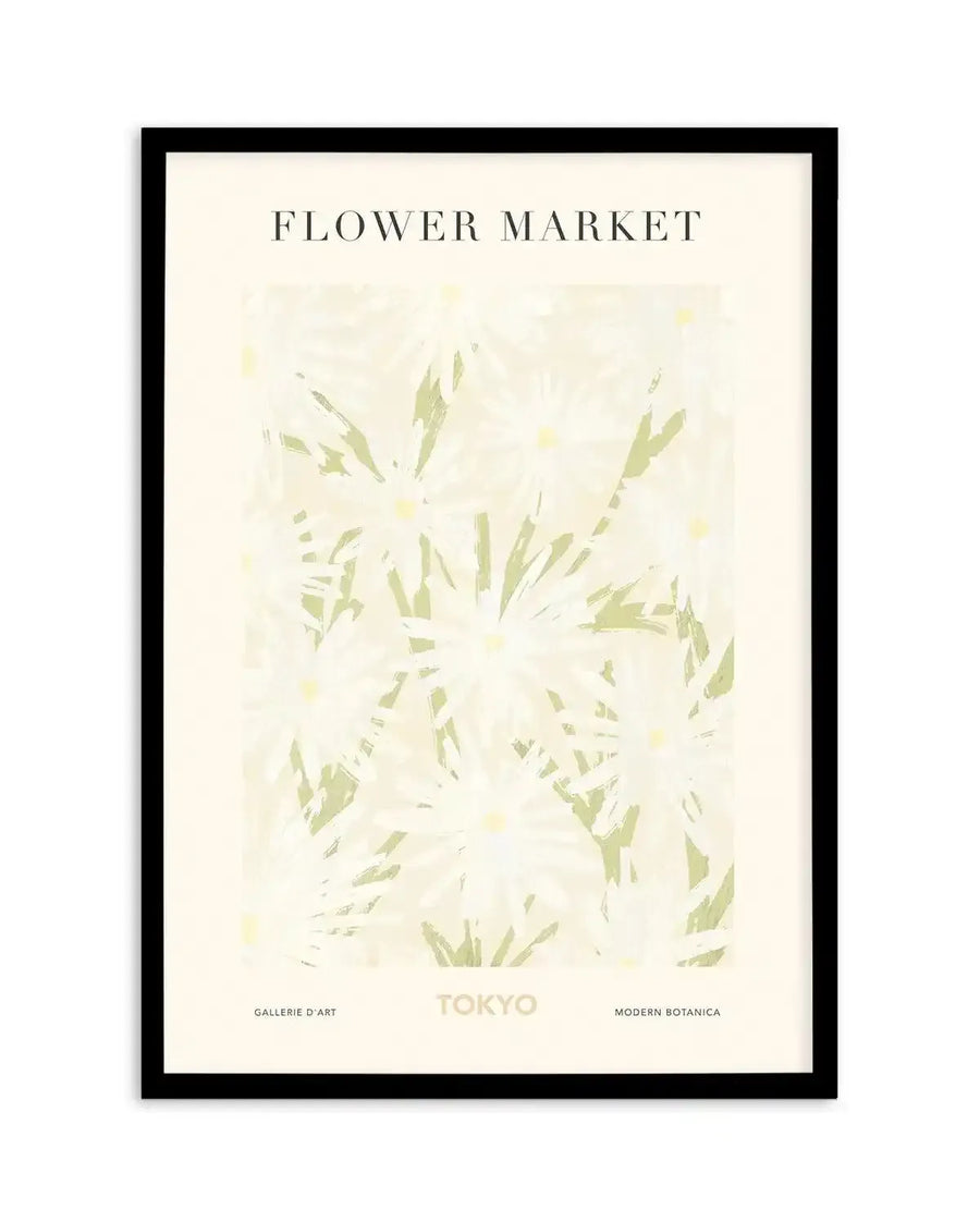 Flower Market Tokyo Art Print-PRINT-Olive et Oriel-Olive et Oriel-A5 | 5.8" x 8.3" | 14.8 x 21cm-Black-With White Border-Buy-Australian-Art-Prints-Online-with-Olive-et-Oriel-Your-Artwork-Specialists-Austrailia-Decorate-With-Coastal-Photo-Wall-Art-Prints-From-Our-Beach-House-Artwork-Collection-Fine-Poster-and-Framed-Artwork