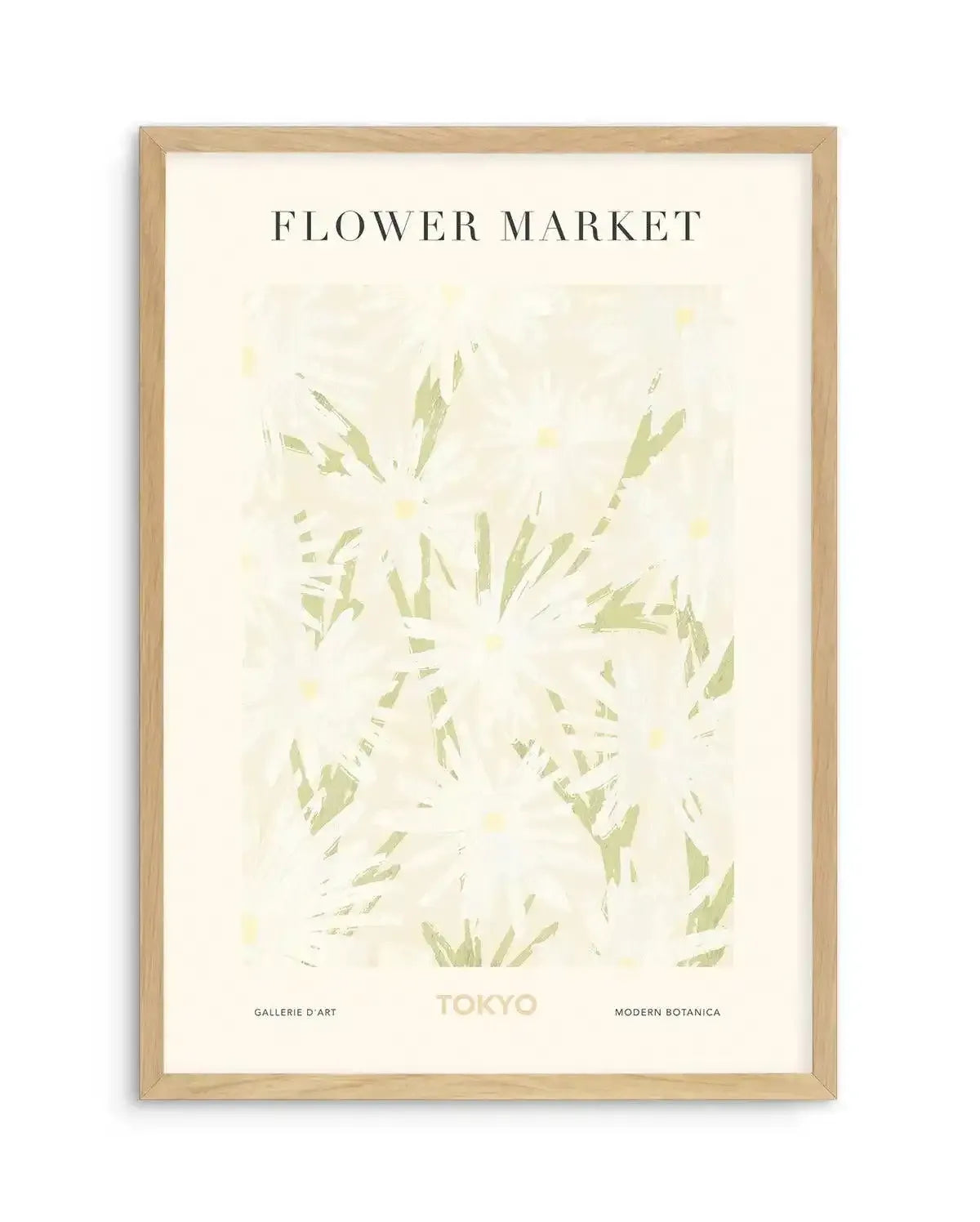 Flower Market Tokyo Art Print-PRINT-Olive et Oriel-Olive et Oriel-A5 | 5.8" x 8.3" | 14.8 x 21cm-Oak-With White Border-Buy-Australian-Art-Prints-Online-with-Olive-et-Oriel-Your-Artwork-Specialists-Austrailia-Decorate-With-Coastal-Photo-Wall-Art-Prints-From-Our-Beach-House-Artwork-Collection-Fine-Poster-and-Framed-Artwork