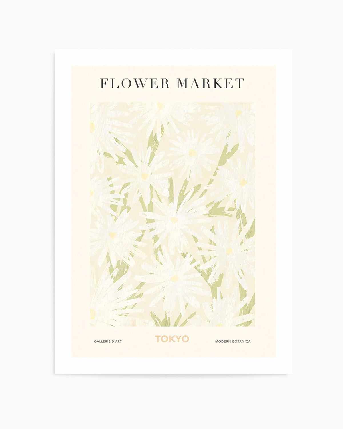 Flower Market Tokyo Art Print