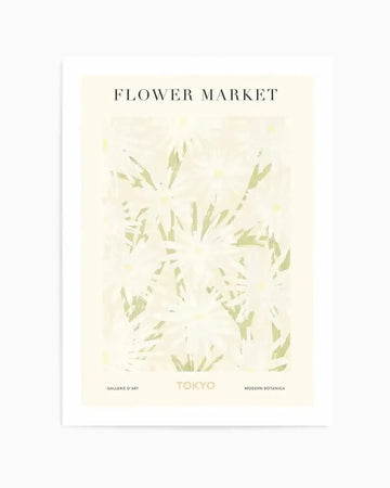 Flower Market Tokyo Art Print from Olive et Oriel where you can shop wallpaper and artworks online