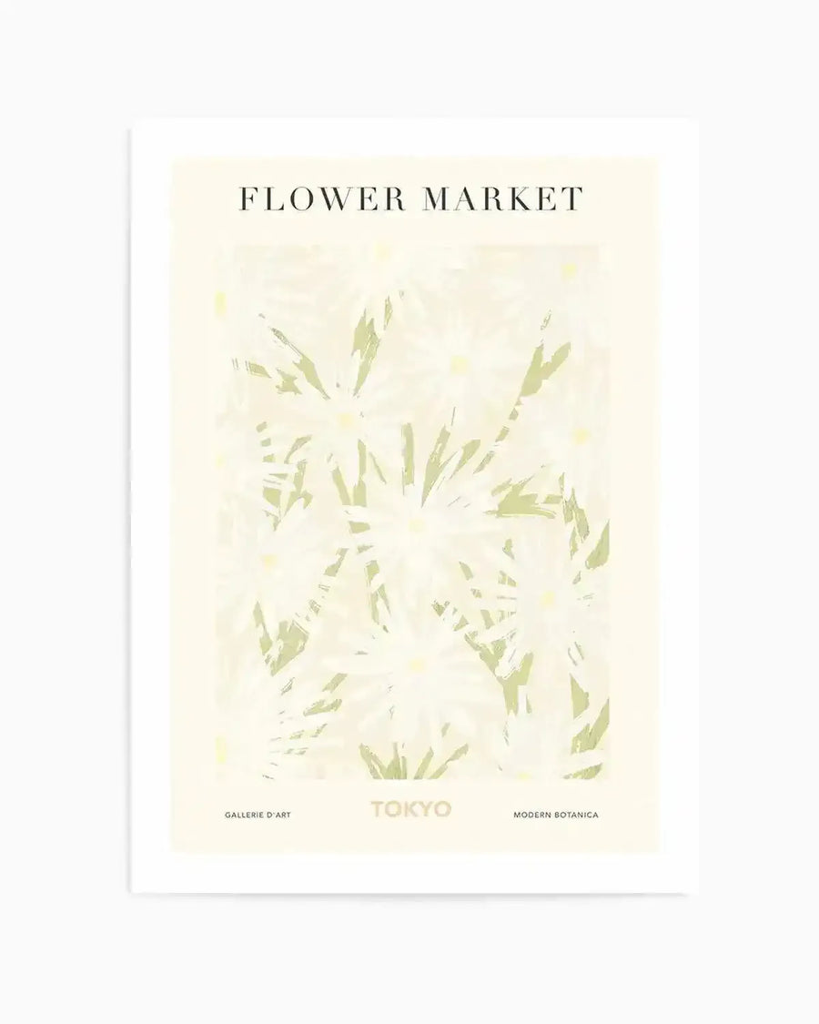 Flower Market Tokyo Art Print from Olive et Oriel where you can shop wallpaper and artworks online