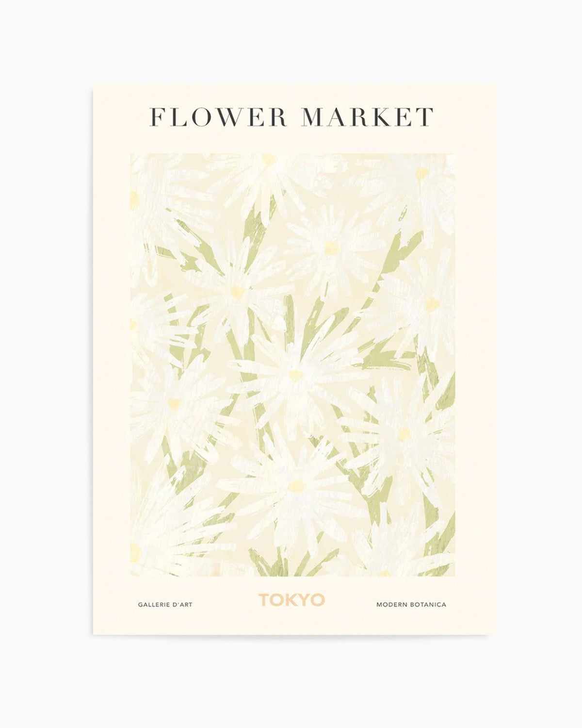 Flower Market Tokyo Art Print