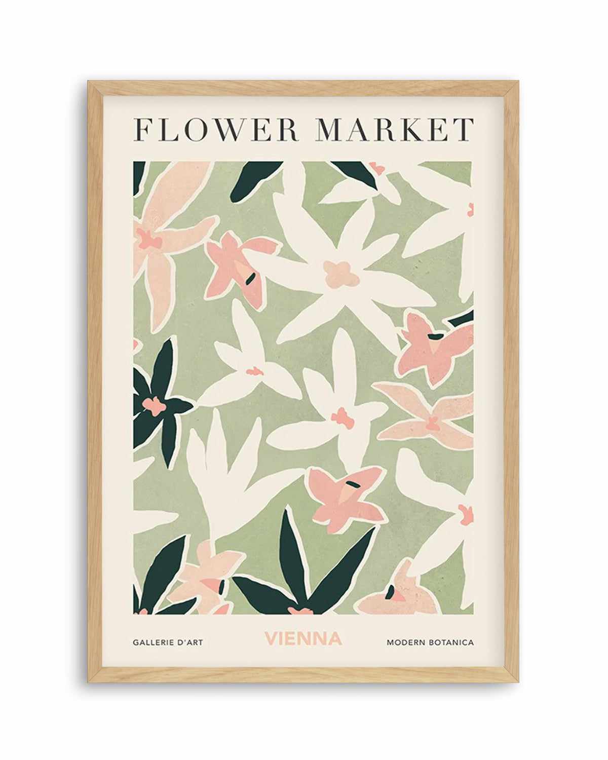 Flower Market Vienna Art Print