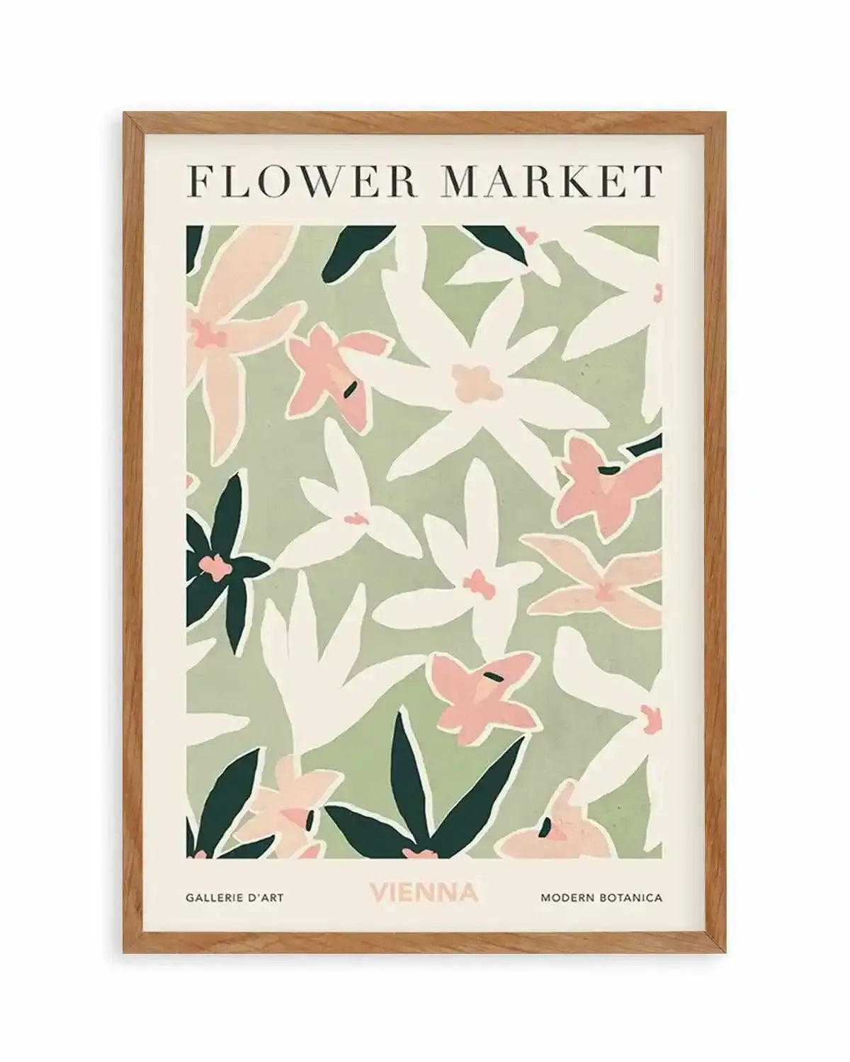 Flower Market Vienna Art Print from Olive et Oriel where you can shop wallpaper and artworks online