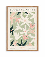 Flower Market Vienna Art Print