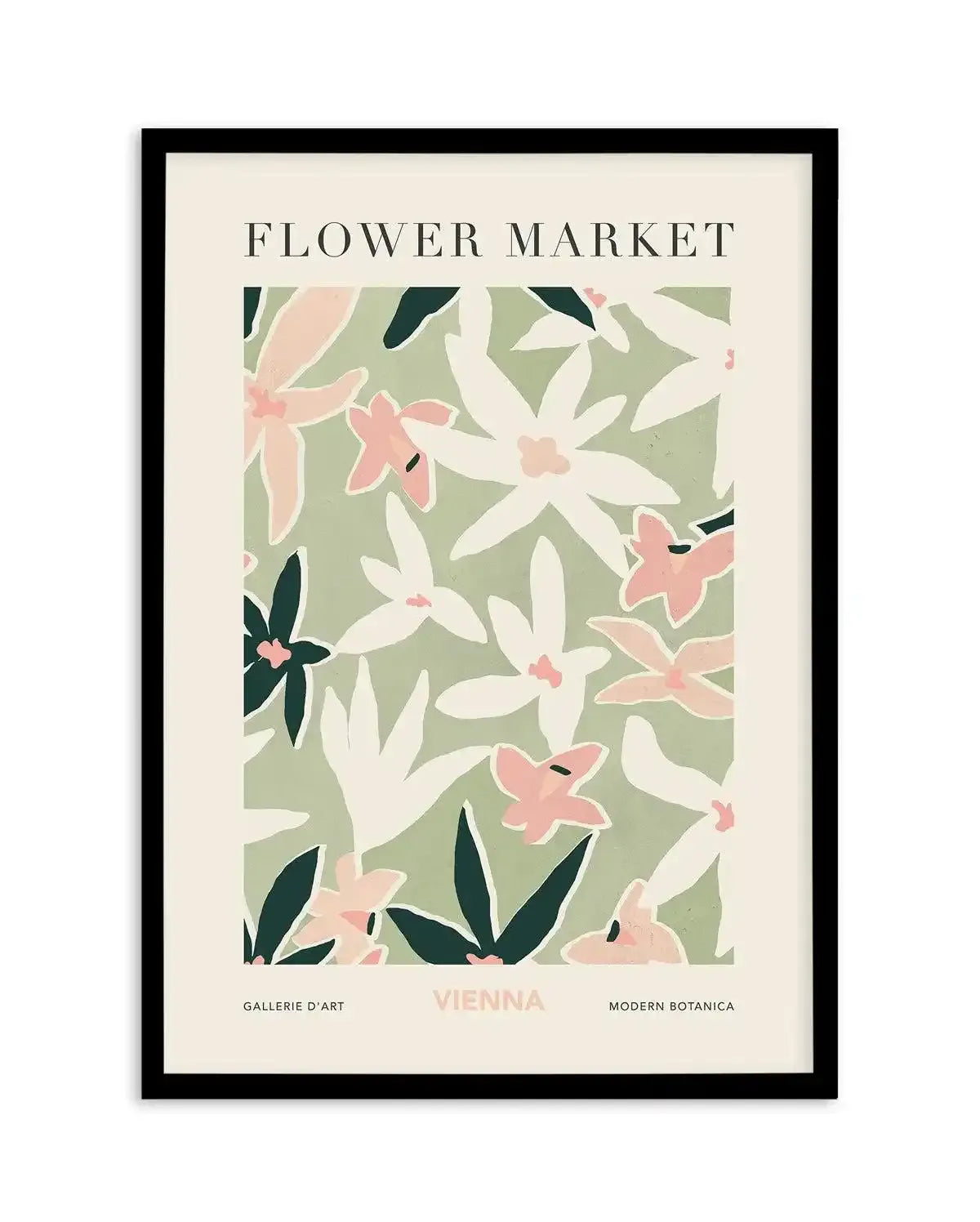 Flower Market Vienna Art Print-PRINT-Olive et Oriel-Olive et Oriel-A5 | 5.8" x 8.3" | 14.8 x 21cm-Black-With White Border-Buy-Australian-Art-Prints-Online-with-Olive-et-Oriel-Your-Artwork-Specialists-Austrailia-Decorate-With-Coastal-Photo-Wall-Art-Prints-From-Our-Beach-House-Artwork-Collection-Fine-Poster-and-Framed-Artwork