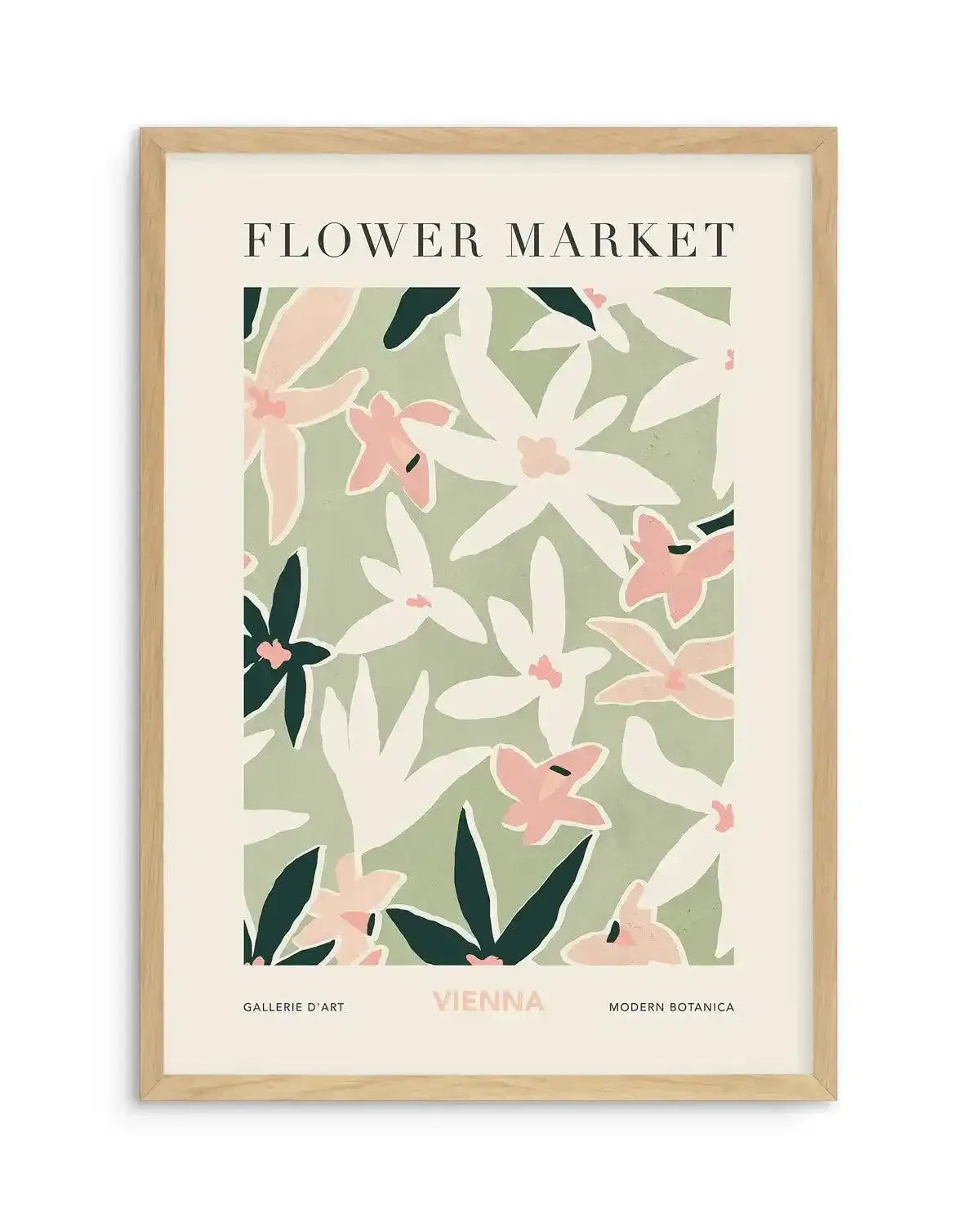 Flower Market Vienna Art Print-PRINT-Olive et Oriel-Olive et Oriel-A5 | 5.8" x 8.3" | 14.8 x 21cm-Oak-With White Border-Buy-Australian-Art-Prints-Online-with-Olive-et-Oriel-Your-Artwork-Specialists-Austrailia-Decorate-With-Coastal-Photo-Wall-Art-Prints-From-Our-Beach-House-Artwork-Collection-Fine-Poster-and-Framed-Artwork