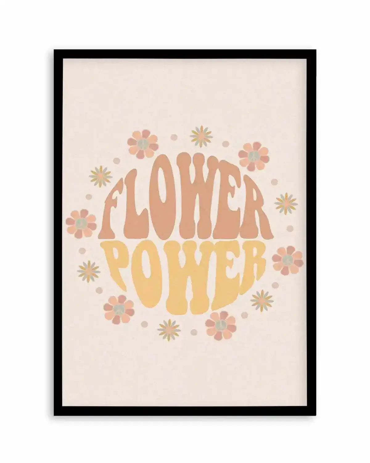 Flower Power Art Print from Olive et Oriel where you can shop wallpaper and artworks online