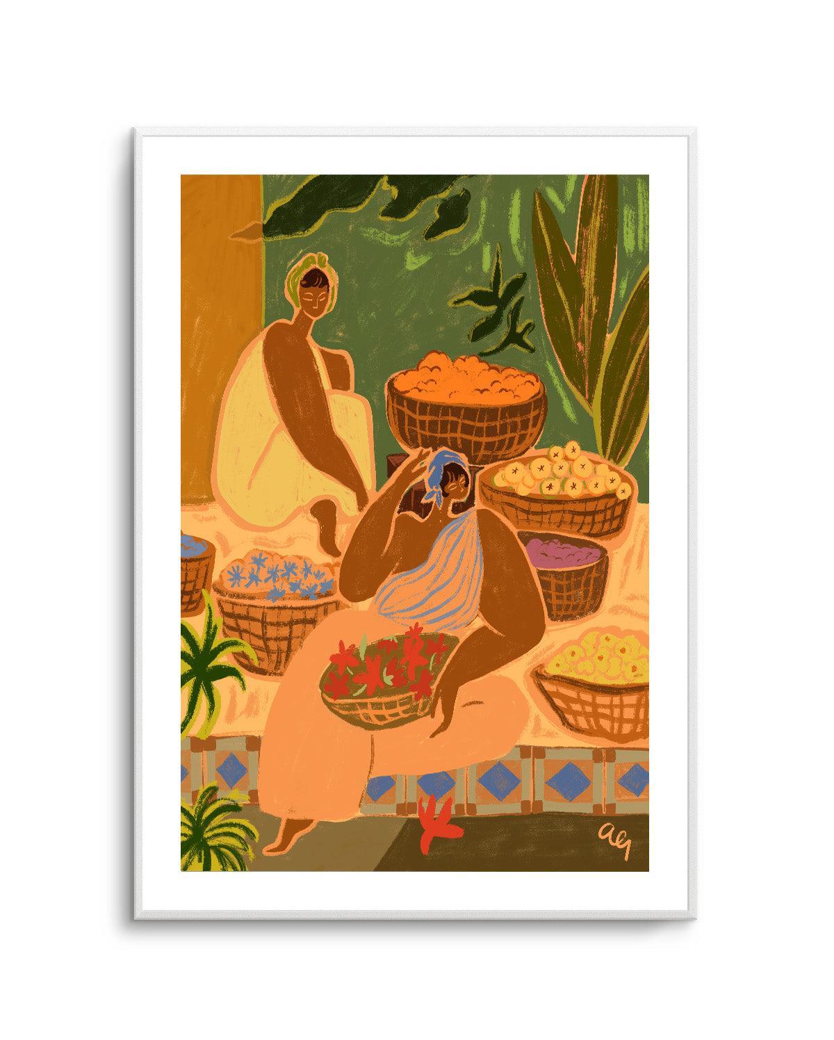 Flower Sisters by Arty Guava | Art Print from Olive et Oriel where you can shop wallpaper and artworks online