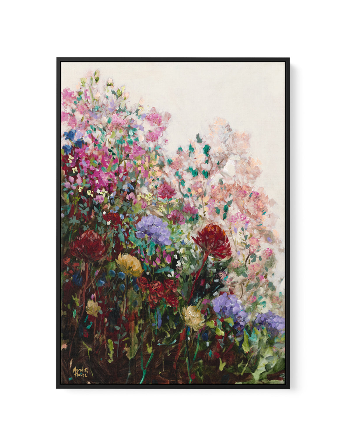 Flower Vintage by Meredith Howse | Framed Canvas Art Print