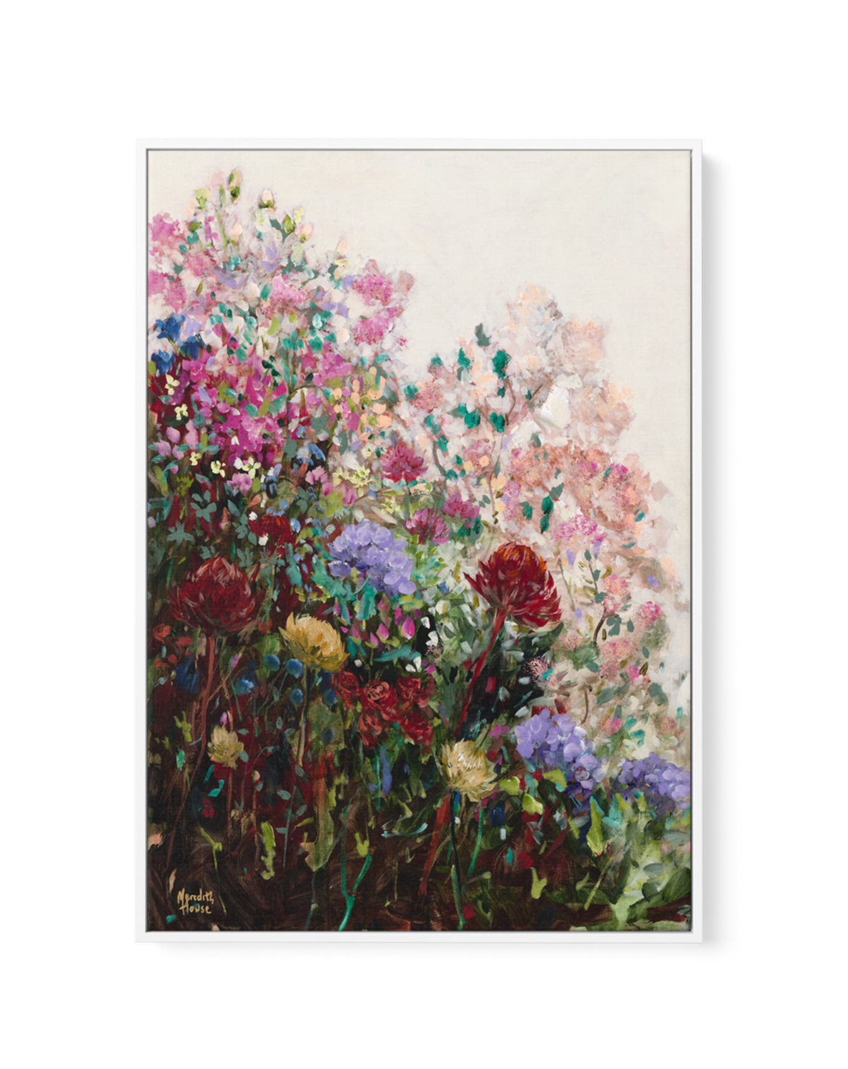Flower Vintage by Meredith Howse | Framed Canvas Art Print