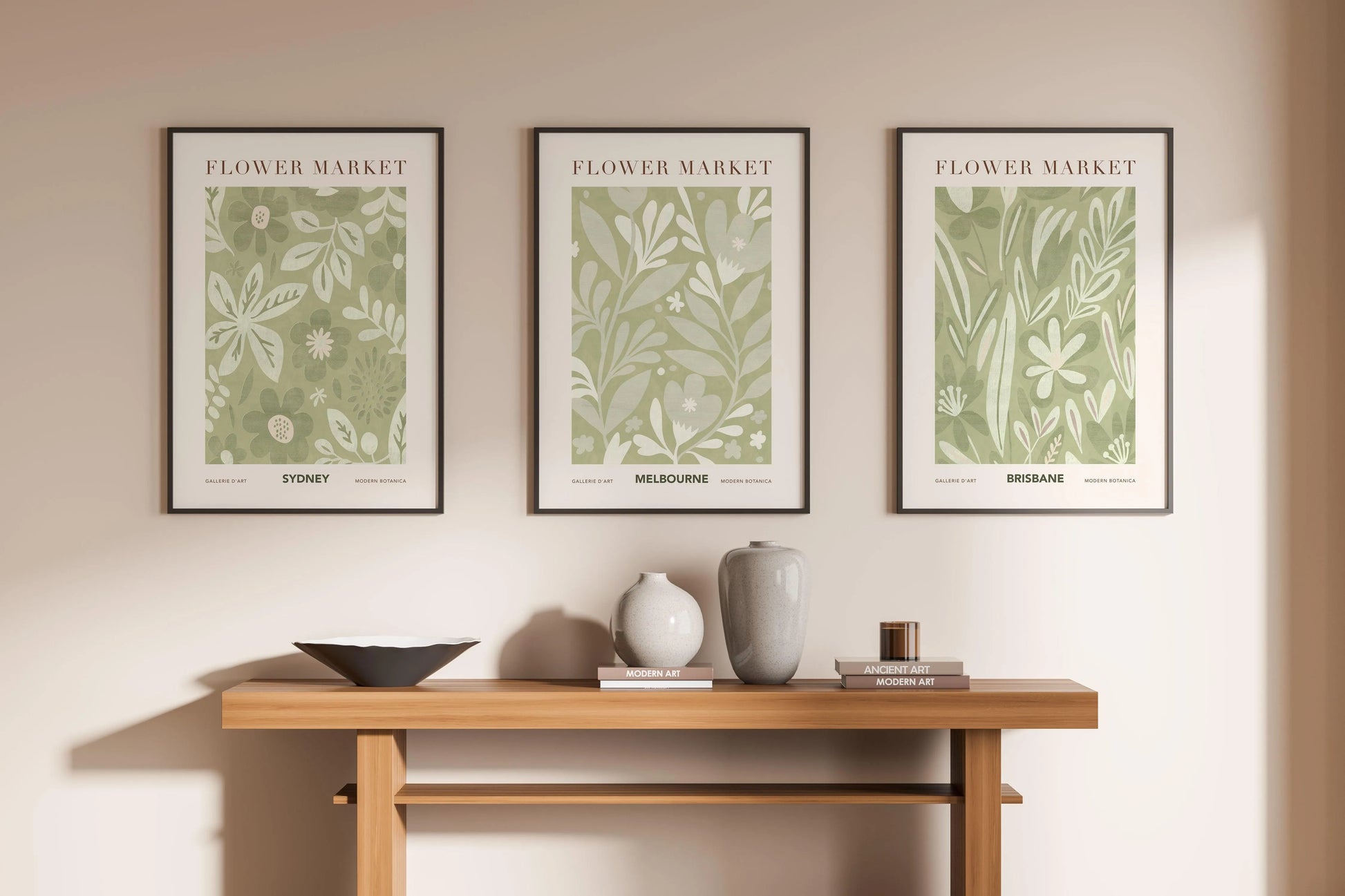 Flower Market Melbourne Art Print from Olive et Oriel where you can shop wallpaper and artworks online