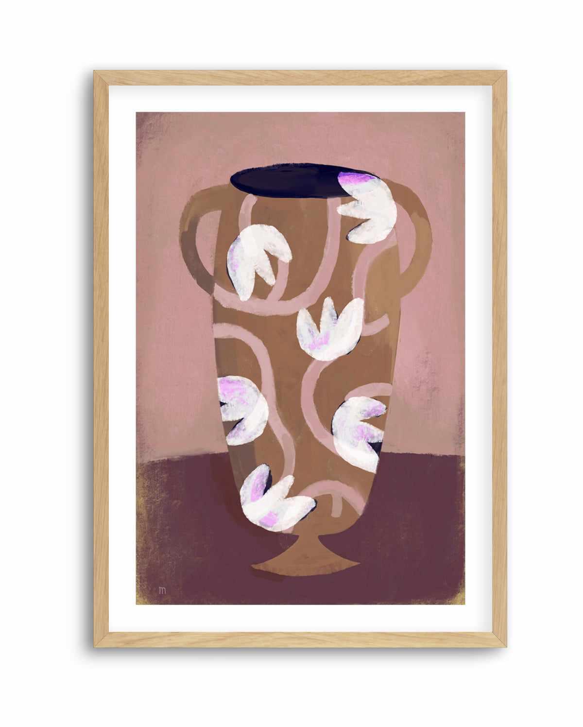 Flowered Vessel by Marco Marella | Art Print from Olive et Oriel where you can shop wallpaper and artworks online