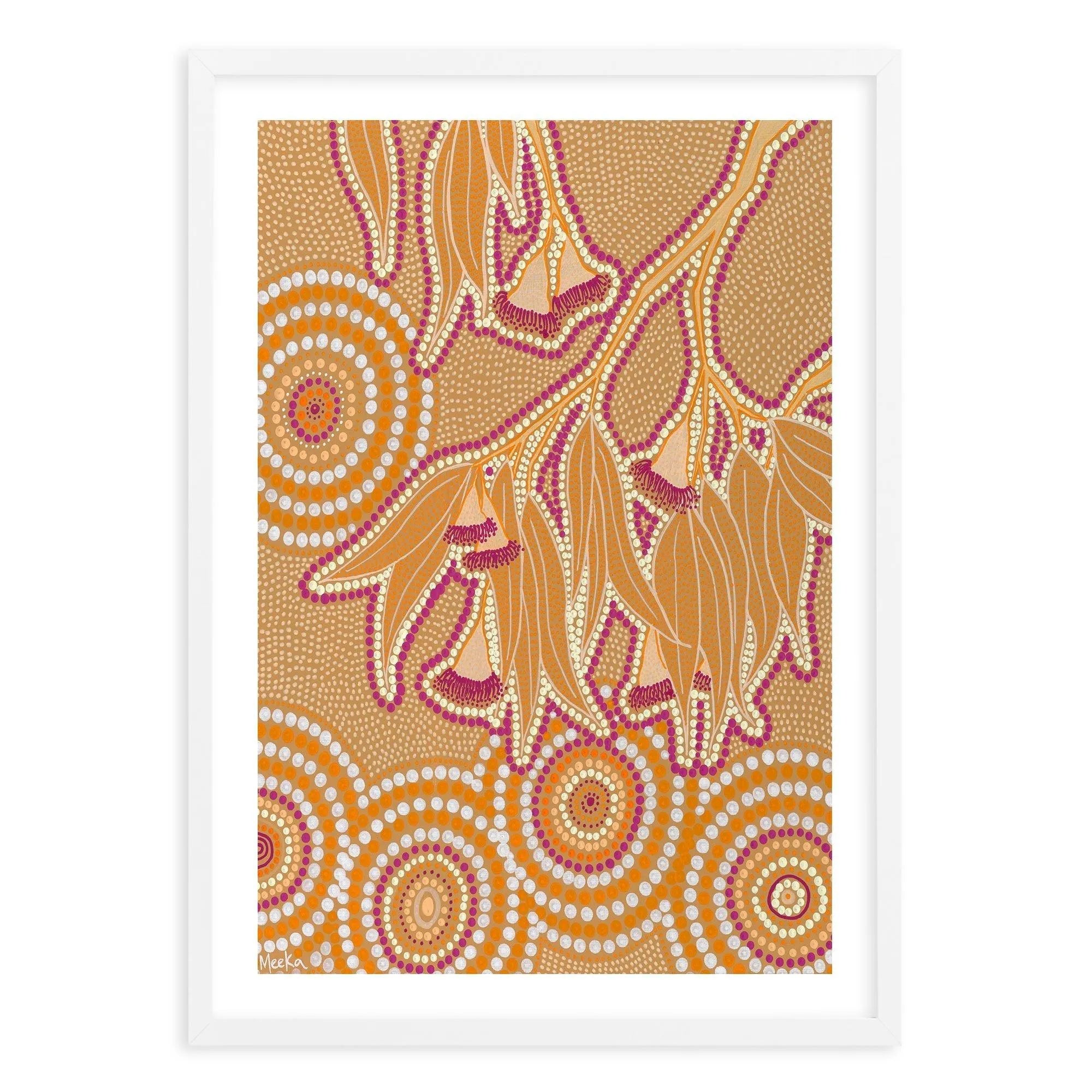 Flowering Gum By Domica Hill Art Print-PRINT-Olive et Oriel-Domica Hill-A5 | 5.8" x 8.3" | 14.8 x 21cm-White-With White Border-Buy-Australian-Art-Prints-Online-with-Olive-et-Oriel-Your-Artwork-Specialists-Austrailia-Decorate-With-Coastal-Photo-Wall-Art-Prints-From-Our-Beach-House-Artwork-Collection-Fine-Poster-and-Framed-Artwork