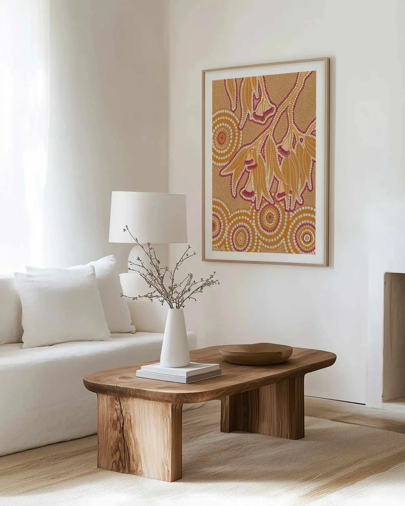 Flowering Gum By Domica Hill | Art Print from Olive et Oriel where you can shop wallpaper and artworks online