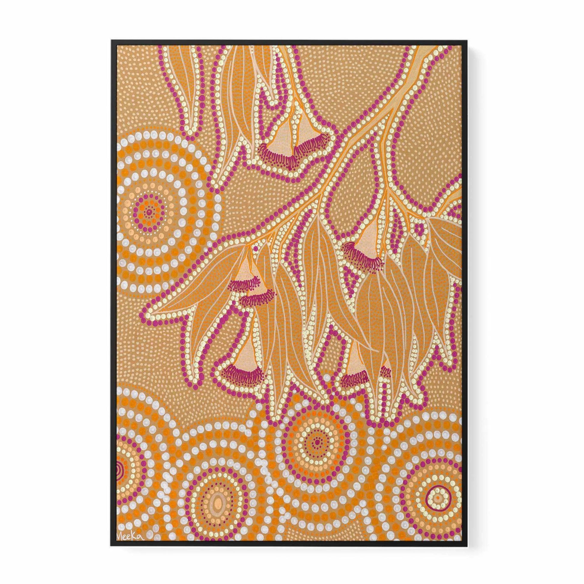 Flowering Gum by Domica Hill | Framed Canvas Art Print from Olive et Oriel where you can shop wallpaper and artworks online