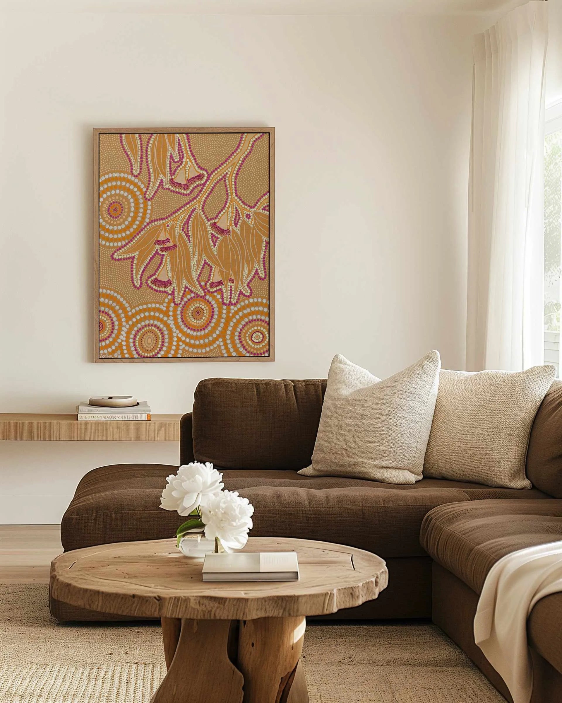 Flowering Gum by Domica Hill | Framed Canvas Art Print from Olive et Oriel where you can shop wallpaper and artworks online