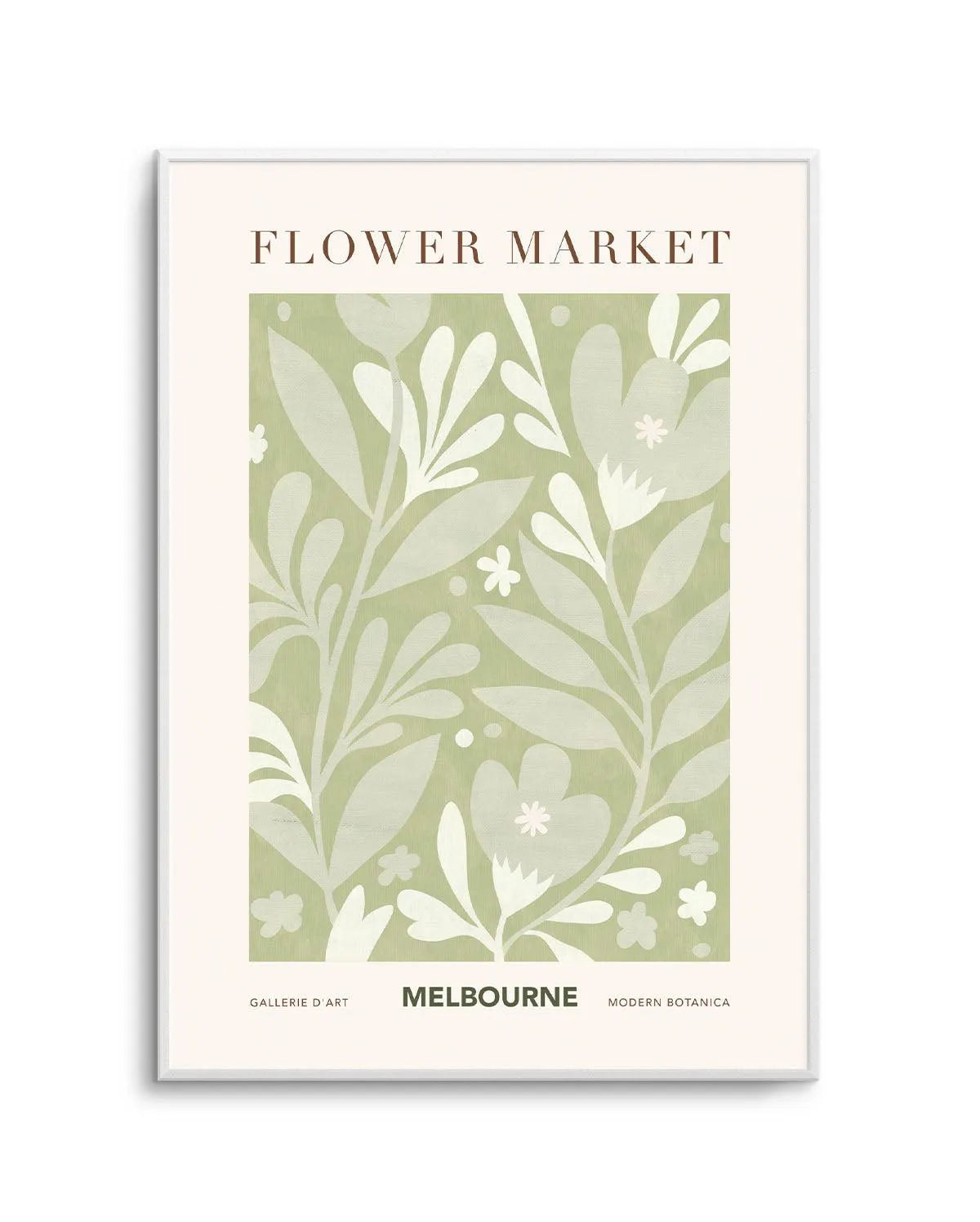 Flower Market Melbourne Art Print from Olive et Oriel where you can shop wallpaper and artworks online