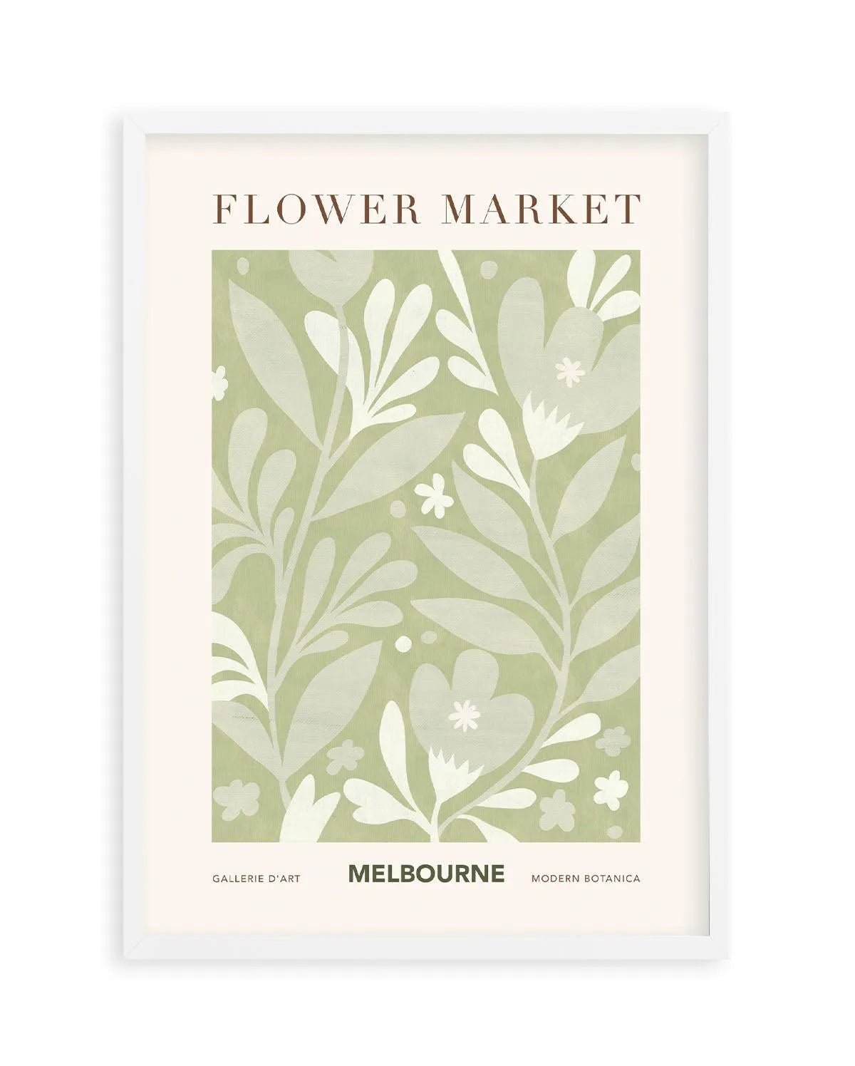 Flower Market Melbourne Art Print from Olive et Oriel where you can shop wallpaper and artworks online