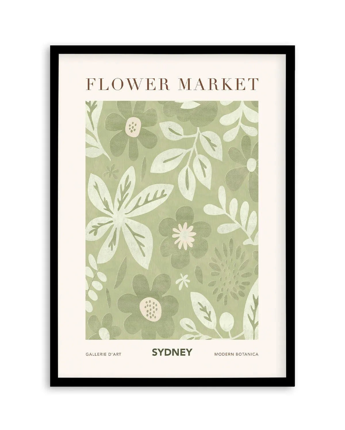 Flower Market Sydney Art Print from Olive et Oriel where you can shop wallpaper and artworks online