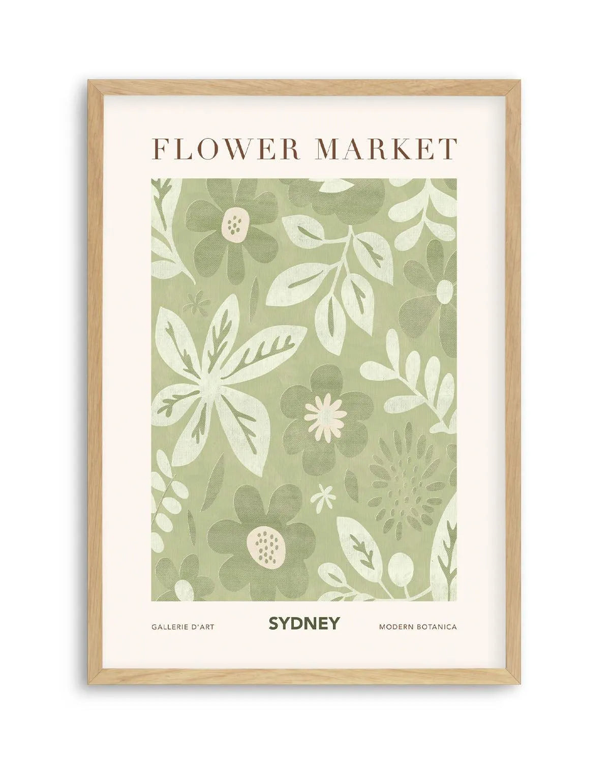 Flower Market Sydney Art Print from Olive et Oriel where you can shop wallpaper and artworks online
