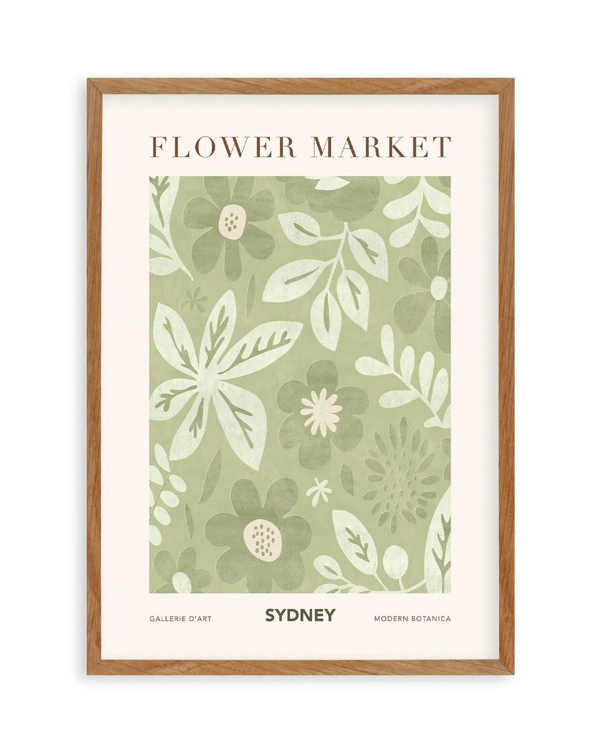Flower Market Sydney Art Print from Olive et Oriel where you can shop wallpaper and artworks online