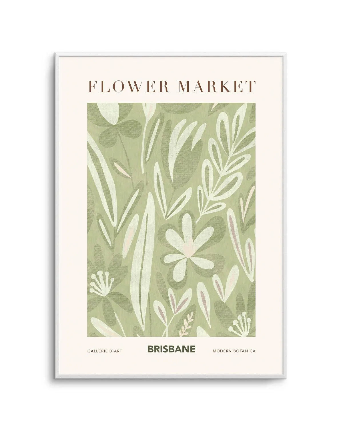 Flower Market Brisbane Art Print from Olive et Oriel where you can shop wallpaper and artworks online