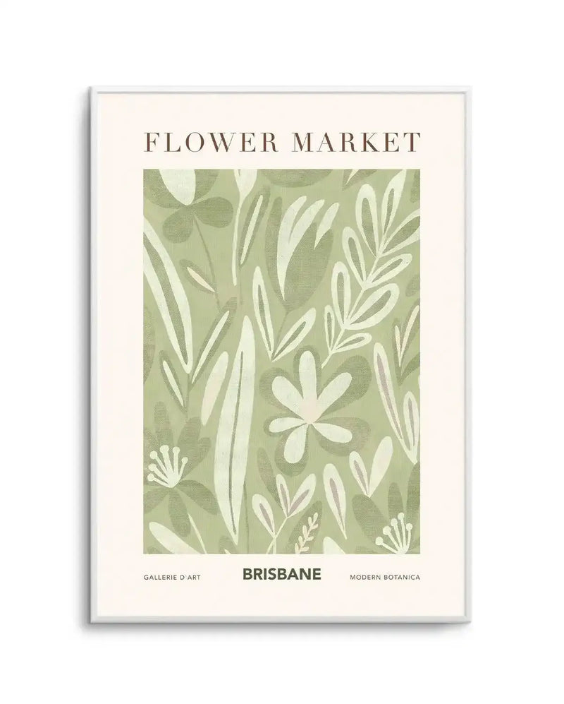 Flower Market Brisbane Art Print from Olive et Oriel where you can shop wallpaper and artworks online