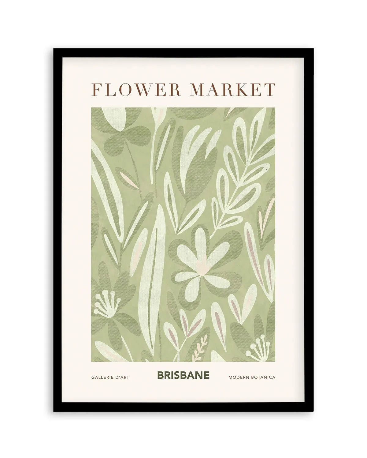 Flower Market Brisbane Art Print from Olive et Oriel where you can shop wallpaper and artworks online